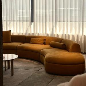 Ensemble canapé-lit 2 places Designer Baxter Arc <span class=keywords><strong>Piaf</strong></span> haut de gamme grande couche plate en cuir pour villas appartements bois une couche supérieure de siège - Product Image 3