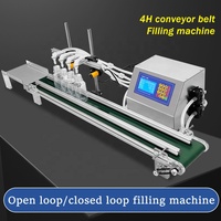 Machine de Remplissage Automatique Multi-têtes pour Liquides et Bouteilles, Économe en Énergie, avec Tapis Roulant, Machine à Jus, 1 Personne