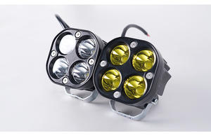 Phare de travail LED carré compact pour moto et véhicule électrique, motif trèfle à quatre feuilles - Product Image 5