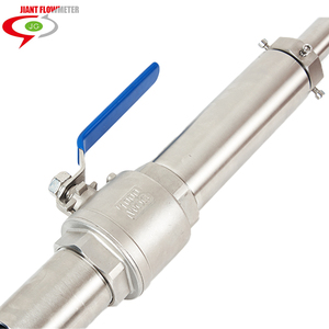 DN40-DN2200MM Insteekbare elektromagnetische flowmeter OEM roestvrijstalen vloeistofstroomsensor rioolwater chemisch IP68 - Product Image 4