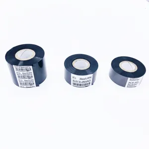 FC1 Fineray Black Color 30mm*100m Type Coding Machine Print Date Batch Lot Number Hot Stamping Coding Ribbon