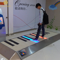 Piano interactif LED RGB 3 en 1 pour la danse sur la piste de mariage, vente chaude