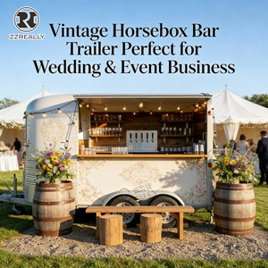 Remorque de restauration vintage style 'Horse Box', cuisine mobile, chariot à hot-dogs, stand à burgers, camion à glaces, remorque de concession et de traiteur - Product Image 6