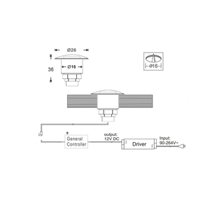 <span class=keywords><strong>Spot</strong></span> LED d'extérieur encastré IP67 12V basse tension étanche mini demi-lune pour marches - Product Image 6