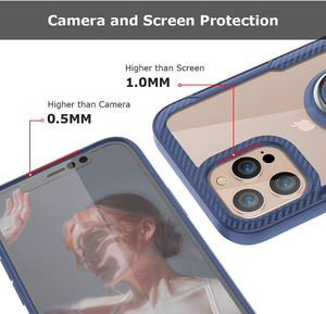 DIOUSI Custodia per telefono con cavalletto magnetico di lusso per <span class=keywords><strong>iPhone</strong></span> <span class=keywords><strong>12</strong></span> Custodia trasparente per <span class=keywords><strong>iPhone</strong></span> <span class=keywords><strong>12</strong></span> Pro Max - Product Image 4