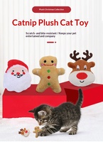 Jouets de Noël en gros pour chats : Peluches Père Noël, Renne et Bonhomme de pain d'épices – Lots en gros pour usines, fournitures de conception en vrac