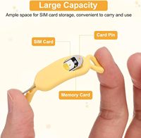 Nouvel outil de retrait de carte SIM pour accessoires de téléphone Ningbo, porte-cartes pour téléphones portables, tablettes, routeurs, broches de carte, aiguille d'ouverture, organisateur