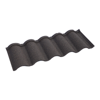 Tuiles de toiture en acier revêtu de pierre Milano modernes, calibre 26, 0,4 mm, résistance aux hautes températures, durables, imperméables, pour hôtels, parcs, entrepôts