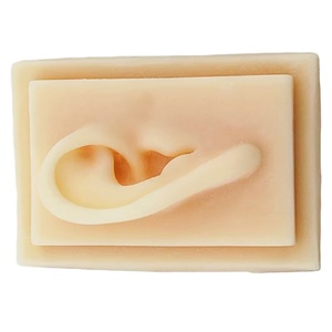 3D linh hoạt mềm Silicone mô hình tai người kích thước tự nhiên cho Vòng tai audiphone hiển thị 6.5*3*2cm - Product Image 6