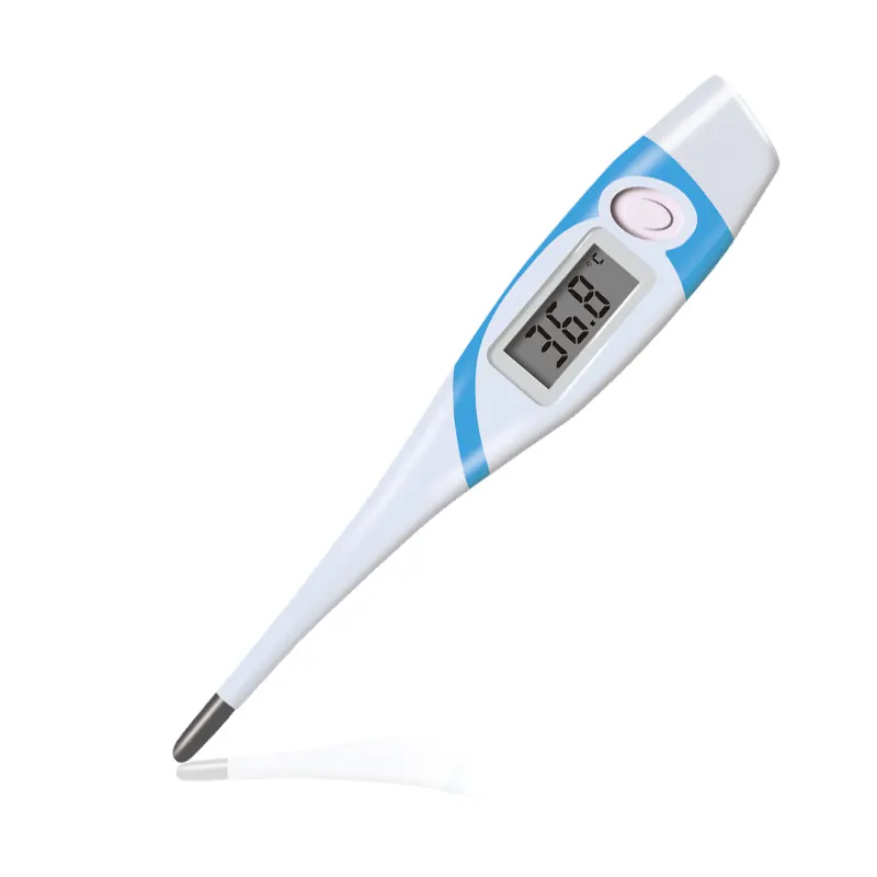Thuis Ziekenhuis Gebruik Zachte Tip Waterdichte Lcd Medische Elektronische Klinische Digitale Flexibele Thermometer