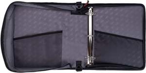 Free Sample BSCI <b>Large</b> 3 <b>Ring</b> Binder with Zipper - 3 Inch Blacked Out, Binder Fits 13 Inch Devices Tactical Carry Handle - Product Image 3