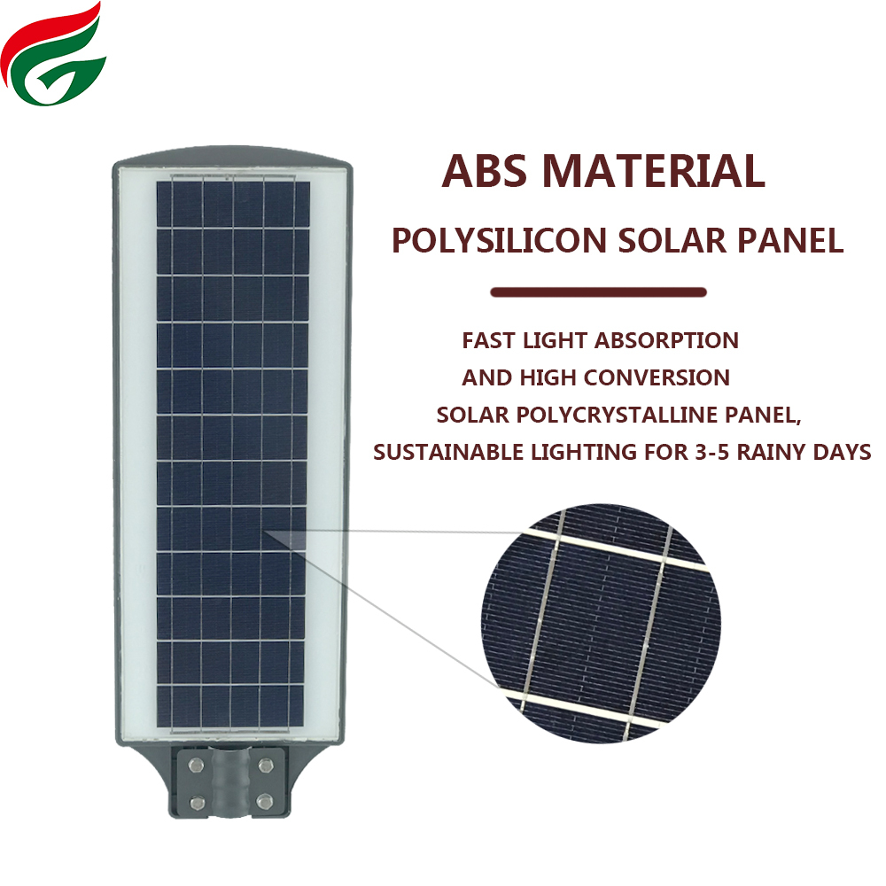 Seguridad al aire libre impermeable Ip65 integrado lámpara de calle Solar 30W 60W 90W 120W Sensor Pir todo en un Led Luz de calle Solar