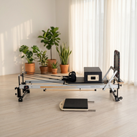 TT Aluminium Pilates Reformer Core Bed untuk Studio Komersial, Latihan Gym, Rangka Modern, Warna Kustom, Pasokan Pabrik OEM
