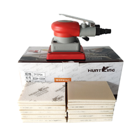 Disque de ponçage carré auto-adhésif Hunter King OEM HX-434 75*100mm 1mm en éponge floquée, dureté 75, pour le polissage automobile