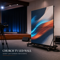 Écran LED Géant Intérieur P2.5 4K HDR10, Mur Vidéo Pliable, CMS Basé sur le Cloud, RDM, Garantie 2 Ans, Luminosité 1200cd pour