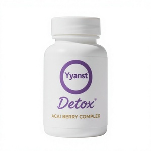 OEM/ODM Acai Berry Cápsulas Digestión Apoyo Control de peso Limpieza Colon Ayuda Cuerpo Salud Desintoxicación Cápsulas - Product Image 1