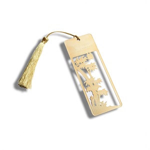 ที่คั่นหนังสือโลหะแบบกลวง ดีไซน์หลากหลายสไตล์ คุณภาพสูง พร้อมพู่ห้อยตกแต่ง - Product Image 3