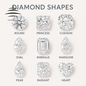 Diamant synthétique rond certifié CHANG LAI <span class=keywords><strong>GIA</strong></span>, qualité VVS2, 0,3 CT, 1,5 CT, 4 CT, certifié IGI, diamant de laboratoire CVD certifié IGI - Product Image 5