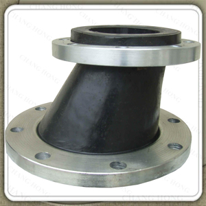 पाइप फिटिंग के लिए उच्च दबाव जस्ता प्लेटेड कार्बन स्टील रेड्यूसर रबर लचीला संयुक्त - Product Image 3