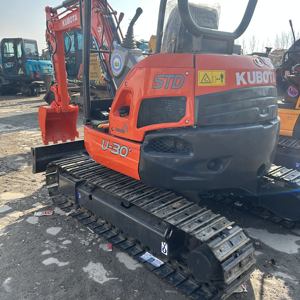 รถขุดขนาดเล็ก Kubota U30 ไฮดรอลิกแบบตีนตะขาบ 3 ตัน 2 ตัน รถขุดขนาดเล็ก ประสิทธิภาพสูง รถขุดขนาดกะทัดรัด U20 U35 KX163 - Product Image 2