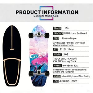 Planche de surfskate professionnelle Ruidongle 7 plis en érable canadien pour cruiser, truck et land <span class=keywords><strong>carver</strong></span> – Vente en gros et personnalisation - Product Image 2