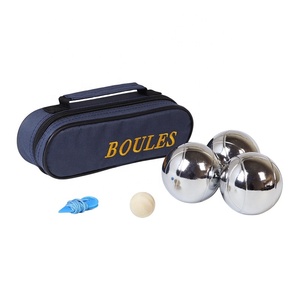Ensemble <span class=keywords><strong>de</strong></span> <span class=keywords><strong>boules</strong></span> <span class=keywords><strong>de</strong></span> <span class=keywords><strong>pétanque</strong></span> en métal <span class=keywords><strong>de</strong></span> qualité supérieure avec sac <span class=keywords><strong>de</strong></span> transport, 3 pièces, pour le sport et les loisirs en plein air - Product Image 3