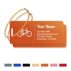 Étiquettes de bagages personnalisées adaptées aux valises et aux voyages, étiquettes de bagages sur mesure, étiquettes de bagages avec logo personnalisable - Product Image 6