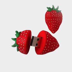 Trái cây dễ thương phim hoạt hình dâu tây 4GB 8GB <span class=keywords><strong>USB</strong></span> <span class=keywords><strong>Flash</strong></span> <span class=keywords><strong>Drive</strong></span> Memory Stick thumb <span class=keywords><strong>drive</strong></span> PVC chất liệu - Product Image 2
