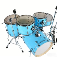 Vente directe d'usine, batterie de haute qualité, 5 fûts et 3 cymbales, kit de batterie jazz