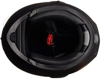 Casque de moto modulaire double visière intégrale avec visière rabattable, certifié DOT, disponible en 6 couleurs (L, Noir Mat)