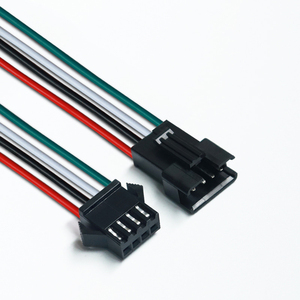 Toptan YOUWEI SM2.54mm 2/3/4P Terminal Saf Bakır İletken Kablo Demeti İç Makine Kablolaması için Elektronik Konnektör - Product Image 2