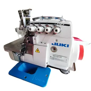 JUKI 6814D Máquina de costura overlock industrial para serviço pesado pé 90% condição