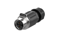 LP20 5 Pin Electrical Terminal Cable Wiring Connecting Plug Outdoor LED Garden Lighting Plastic IP68 Waterproof Connector