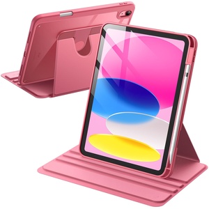 Housses et Étuis pour <span class=keywords><strong>Tablette</strong></span> iPad 11e/10e Génération 2025/2022 avec Support Stylet A16, <span class=keywords><strong>Housse</strong></span> Rotative à 360 Degrés avec Fonction Veille/Réveil Automatique - Product Image 1