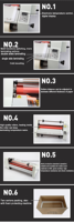 Machine à plastifier à chaud et à froid pour papier photo format A3 Office 350R