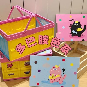 <b>Camping</b> <b>Storage</b> <b>Box</b> Rectangle 10L-20L Foldable Organizer With Cartoon Pattern For Outdoor Use - Product Image 1