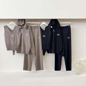 Set di <span class=keywords><strong>felpa</strong></span> da donna <span class=keywords><strong>felpa</strong></span> con cappuccio set <span class=keywords><strong>felpa</strong></span> da donna di moda autunnale 3 pezzi - Product Image 4