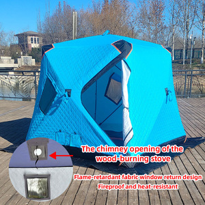 Carpa Cúbica Portátil para Invierno, con Aislamiento Térmico, para Pesca en Hielo, para 3 Personas, ATBD-1, Material Ecológico - Product Image 1