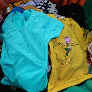 高品质二手时尚女式夏季服装套装混合装，二手女士T恤，二手Ukay <span class=keywords><strong>2</strong></span>女士T恤套装 - Product Image 3