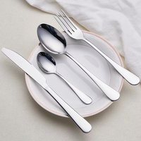 Vente de luxe or restaurant cuillère fourchette couteau en acier inoxydable couverts 72pcs ensemble avec étui
