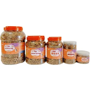 Cacing Mealworm kuning kering cacing Mealworm tinggi Protein kering untuk burung ikan makanan hewan peliharaan serangga dapat dimakan ulat salju kering - Product Image 6