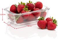 Récipients alimentaires en verre borosilicate sans bpa, boîte à déjeuner bento pour adultes fabriqué en chine, vente en gros, 5 pièces