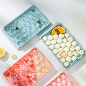 Bandeja para cubitos de hielo esféricos de calidad alimentaria con tapa, 33 compartimentos, creativa máquina para hacer bolas de hielo caseras para refrigerador - Product Image 2