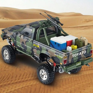 HG P417 1/10 4WD RTR RC 크롤러 픽업 3단 변속 포털 액슬 160A ESC 540 모터 카모플라주 오프로드 클라이밍 카 - Product Image 6