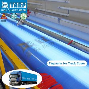 Bâche en PVC robuste JS, imperméable, en rouleau, sur mesure, pour rideaux latéraux de camion, avec conception anti-déchirure - Product Image 2