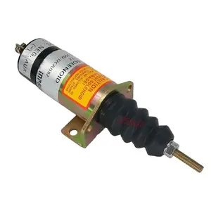 Électrovanne d'arrêt de carburant JSWP pour moteur d'excavatrice Cummins Woodward 12V 1502-12C2U1B2