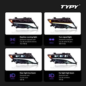 Feux de voiture TYPY pour Toyota Venza 2009-2013 Lampes de voiture LED Feux de jour Feux de direction dynamiques Accessoires de voiture - Product Image 3