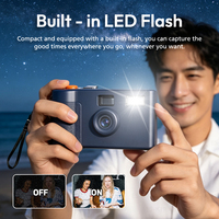 Appareil photo numérique sans écran de style film OEM&ODM avec photos 20MP, batterie amovible, Wi-Fi et filtres multiples – Idéal pour les fêtes, les rassemblements et comme cadeau