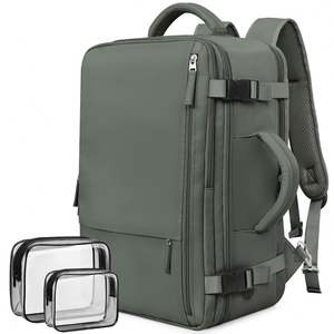 Multifunctional Travel <b>Backpack</b> with USB Charging Port Flight-Approved Design Large Capacity and Comfortable Backing - Product Image 1