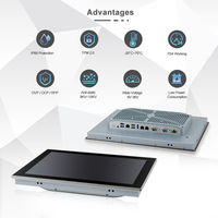 Panel PC Industrial de 15 Pulgadas, IP66, Acero Inoxidable, Intel N97, Sin Ventilador, Pantalla Táctil PCAP, Computadora HMI para Sistemas de Automatización de Fábricas Inteligentes